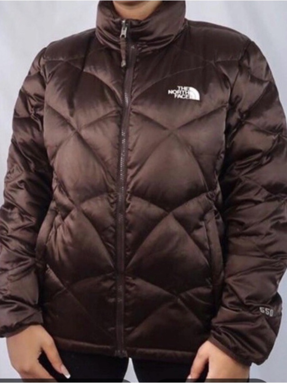 The North Face Women's Dark Brown Quilted Puffer Jacket